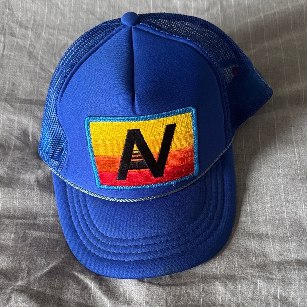 Aviator Nation Kids Youth Blue Hat with Vibrant Patch